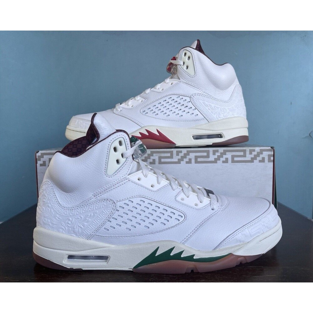 Nike Air Jordan 5 Retro "El Grito" Sail Mexico Men's Size 14 HF8833-100